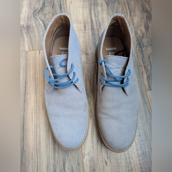 Sonoma Leather Collection Men\'s Gray Suede Shoes Size 10.5. main image 6